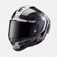 Alpinestars Helmet Supertech R10 Element Black/Carb/Silver