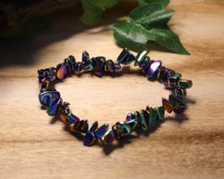 Hematit Chips-armband