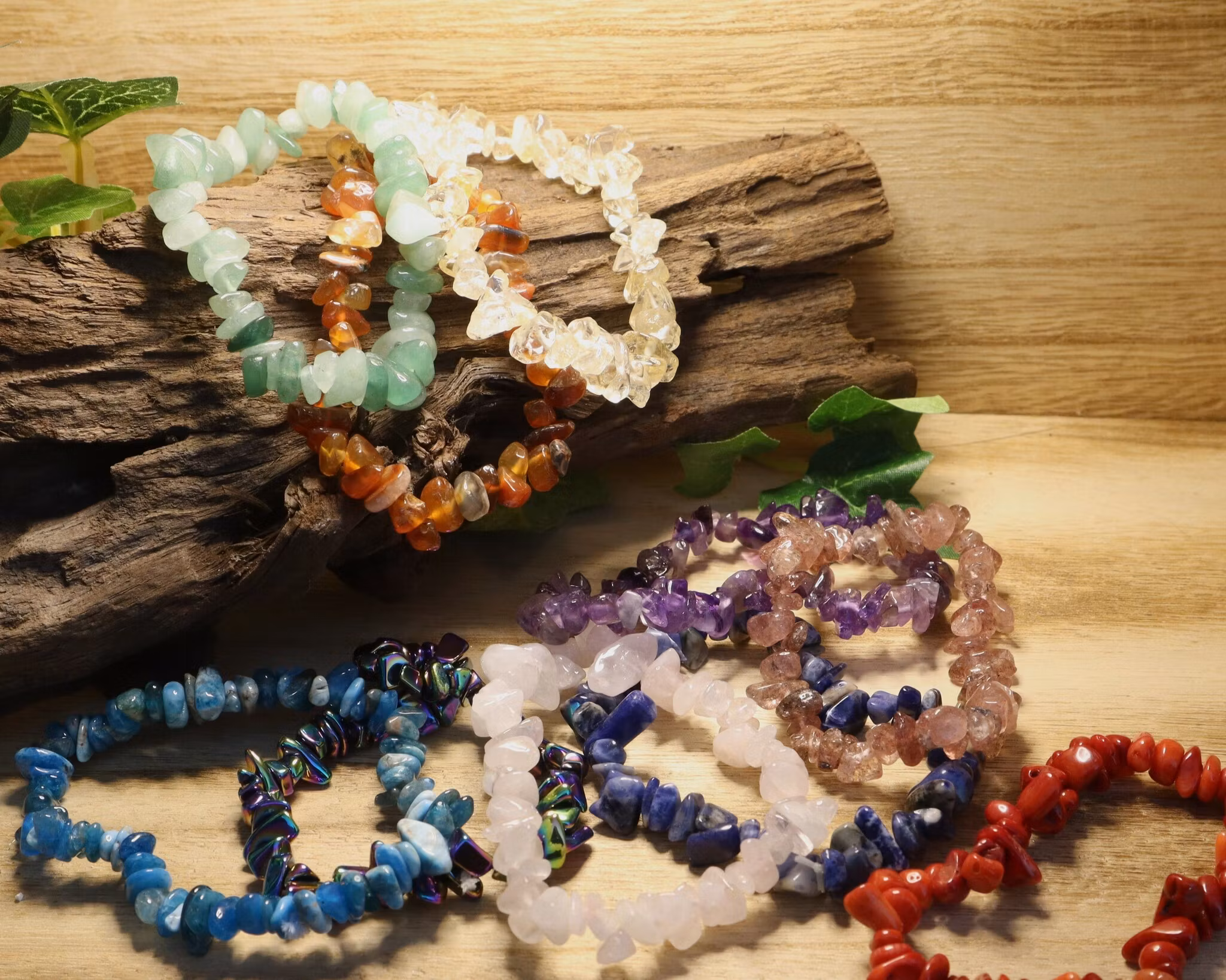 Lapis lazuli Chips-armband