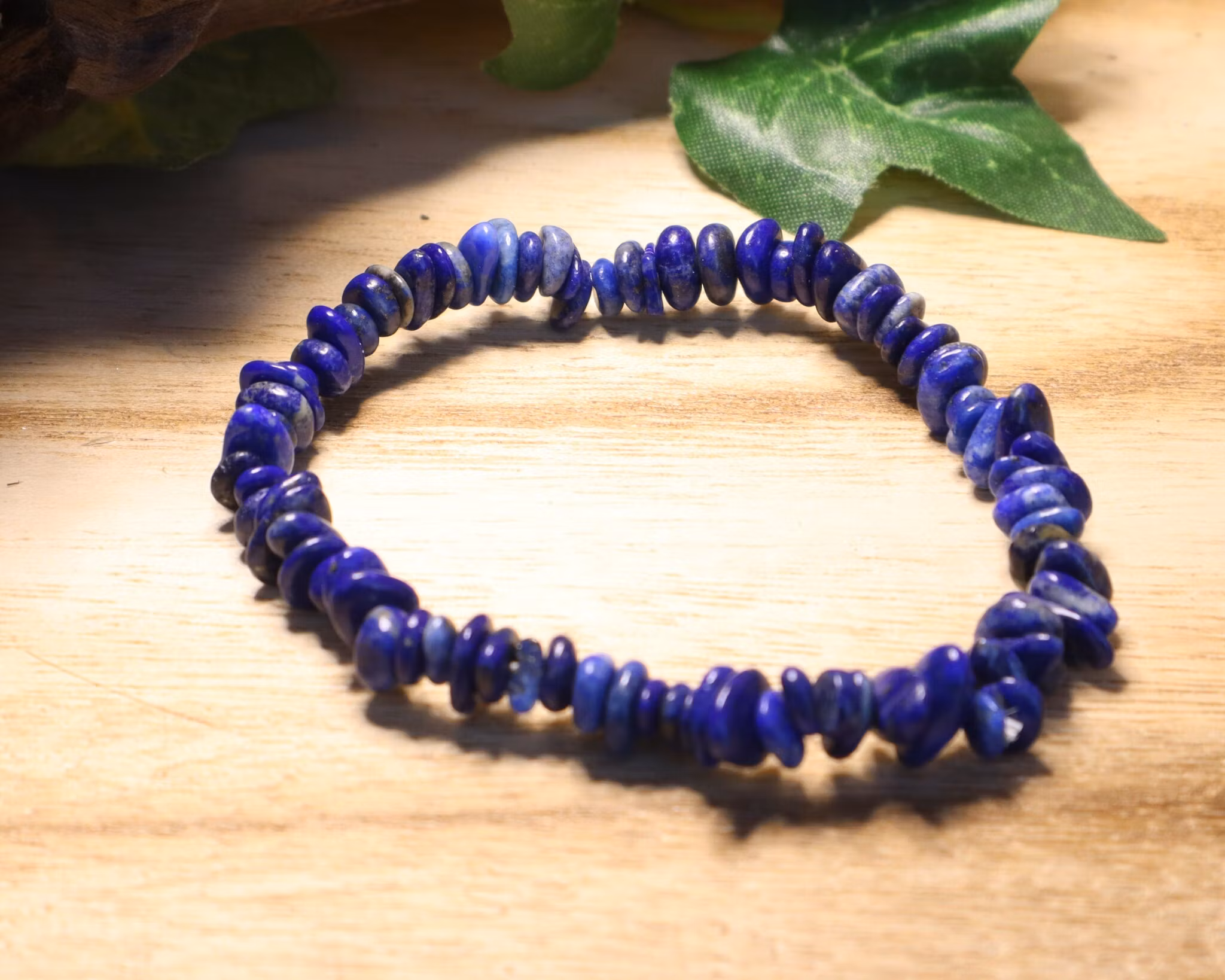 Lapis lazuli Chips-armband