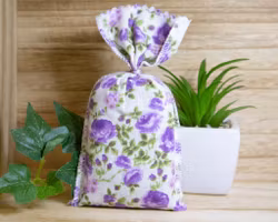 Lavendel i en liten påse