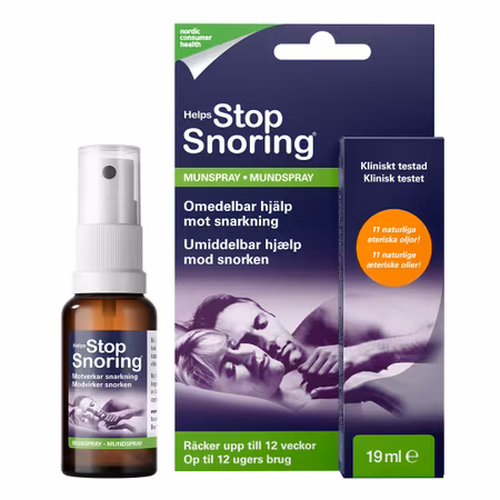 Snarkspray - Helps Stop Snoring 19ml - KORT DATUM