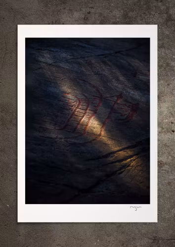 På hav av sten, fotoprint