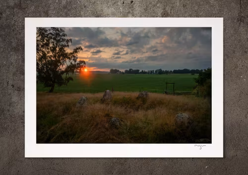 Utan början, utan slut, fotoprint