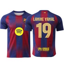 Fodboldtrøje til børn, Lamine Yamal, Barcelona, Trøje