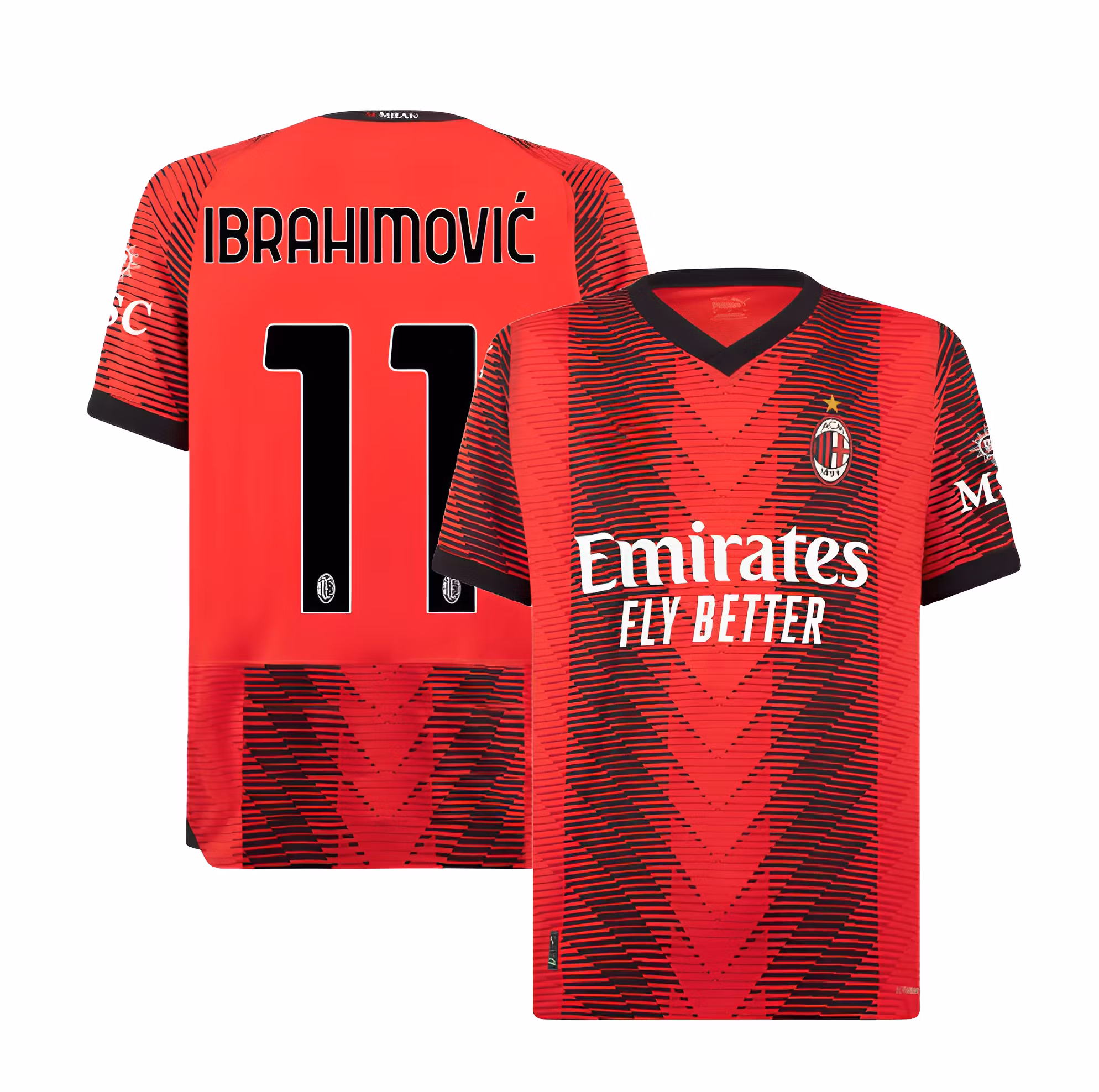 Fodboldtrøje til børn Ibrahimović, AC Milan, Trøje