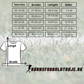 Fodboldtrøje børn, Danmarks landsholdstrøje, Trøje