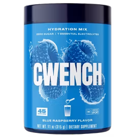 Cwench Hydration Electrolyte Mix - Blue Raspberry, 45 port.