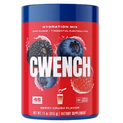 Cwench Hydration Electrolyte Mix - Berry Crush, 45 port.