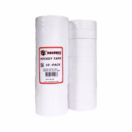 Mohawke Hockeytejp 25 mm x 20 m, vit, 10-pack