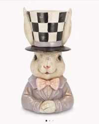 Byst Kanin Hatt Cirkus Lila