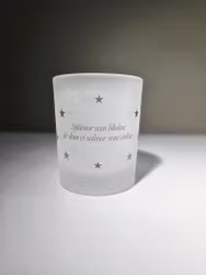 Ljuslykta Stjärnor som blinkar