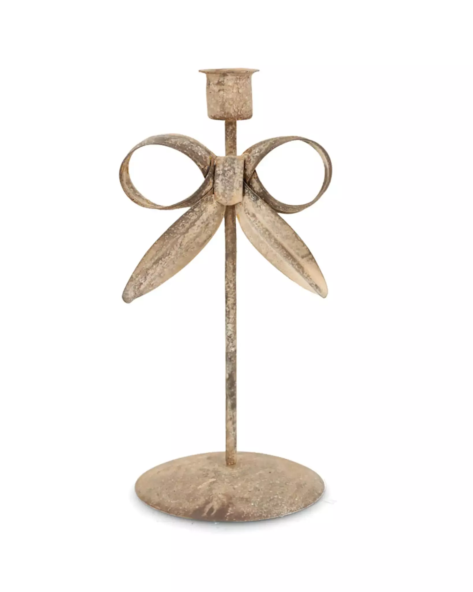 Ljusstake Helena Floral Beige