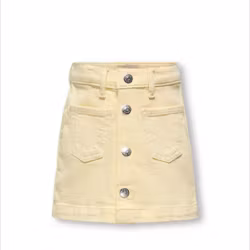 Demin kjol doble cream