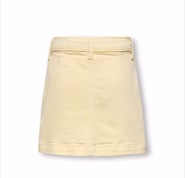 Demin kjol doble cream