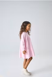 KMGTHYRA LIFE LS A-SH DRESS AOP WVN