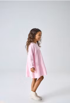 KMGTHYRA LIFE LS A-SH DRESS AOP WVN