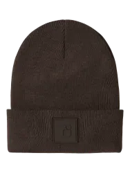 NMNMALIK KNIT BEANIE BADGE1 Brown