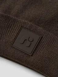 NMNMALIK KNIT BEANIE BADGE1 Brown