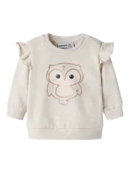 NBFNILDA LS SWEAT BRU Melange