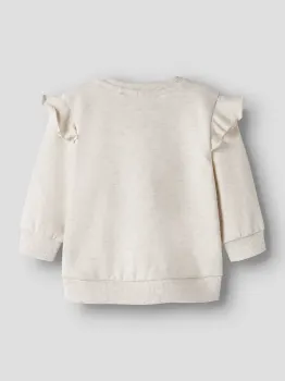 NBFNILDA LS SWEAT BRU Melange