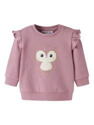 NBFNILDA LS SWEAT BRU Lilas