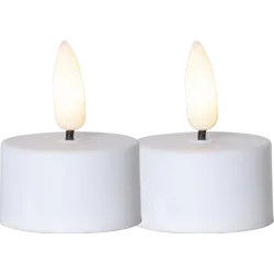 LED Värmeljus 2-pack Flamme