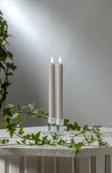 LED Antikljus 2-pack Flamme Stripe