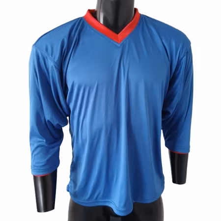 Vändbar träningströja röd/blå