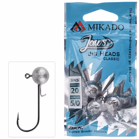 Mikado Jig Head Classic 3st