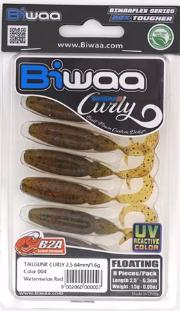 Tailgunr Curly 6,5 cm 8-pack Biwaa
