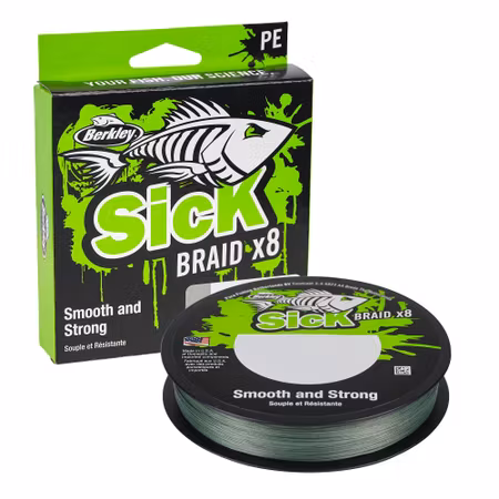 Sick Braid X8 Green Berkley