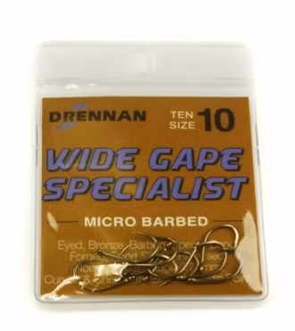 Drennan Wide Gape Specialist Micro Barbed Size 8