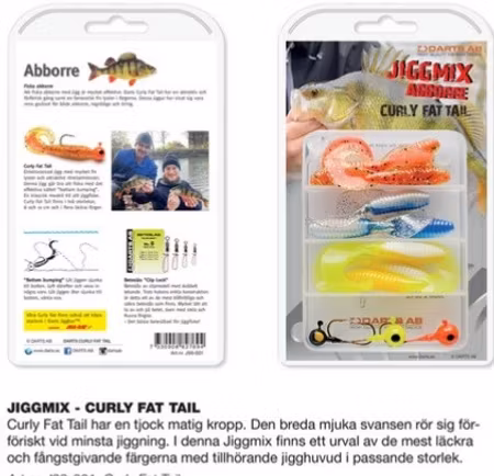 Darts Jiggmix Abborre - Curly Fat Tail
