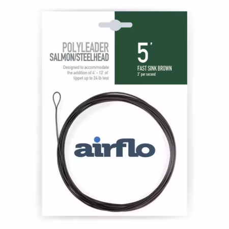 Airflo Polyleader Trout Fast Sink Brown