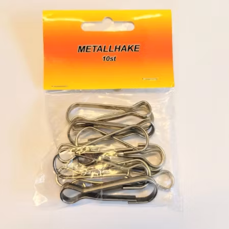 Wiggler Metallhake 10-pack