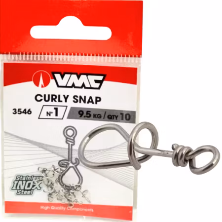 VMC Curly Snap 3546 No 1 9.5kg 10-pack
