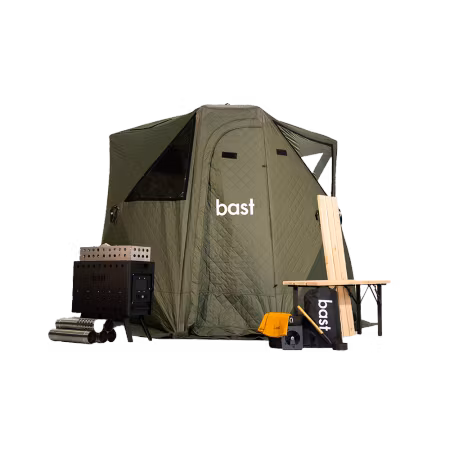 Bast Sauna Bastutält Näver - Deluxe