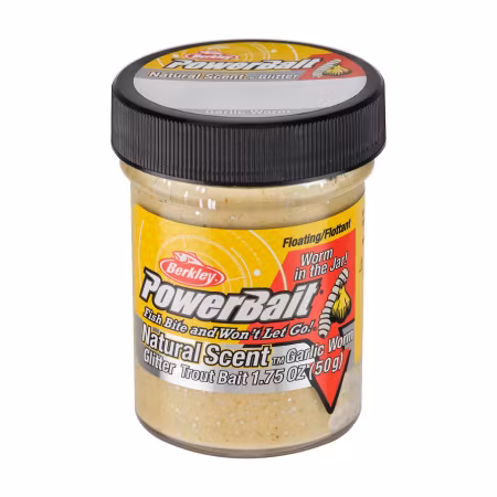 Berkley Powerbait Natural Scent Floating Glitter Trout Bait