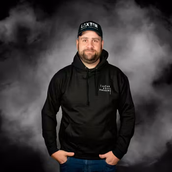Svart Hoodie (Unisex)