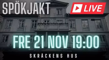 Live spökjakt Skräckens hus 21 nov - 2025 kl 19.00
