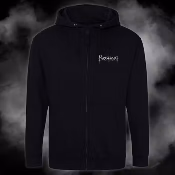 Paranormal Zip Hoodie Svart Unisex