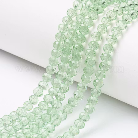 Abacus ljusgrön 4x3mm 1 sträng