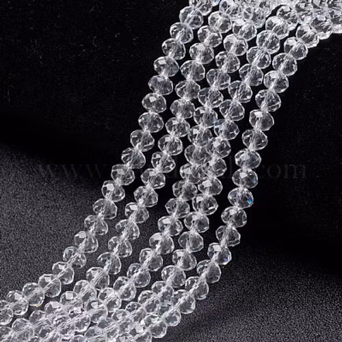 Abacus clear 6x5mm