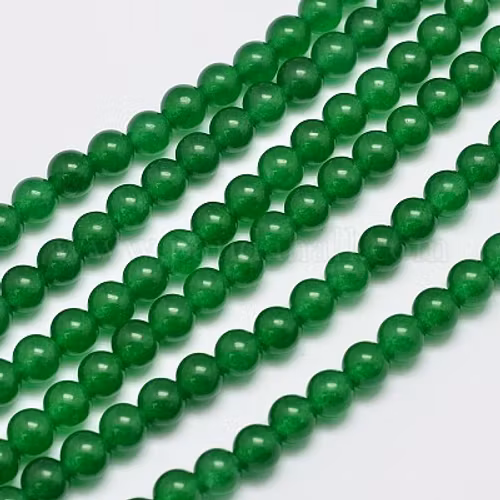 Grön jade Malaysia 6mm