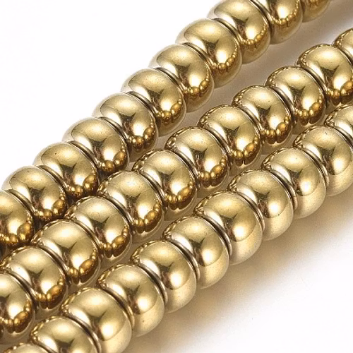 Hematit rondeller 6x3mm 20st