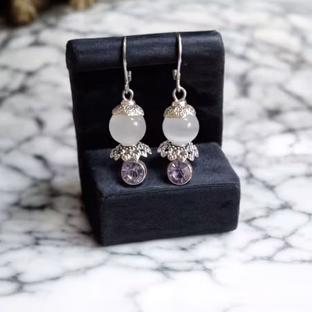 Brisyrer med cateye och kristall