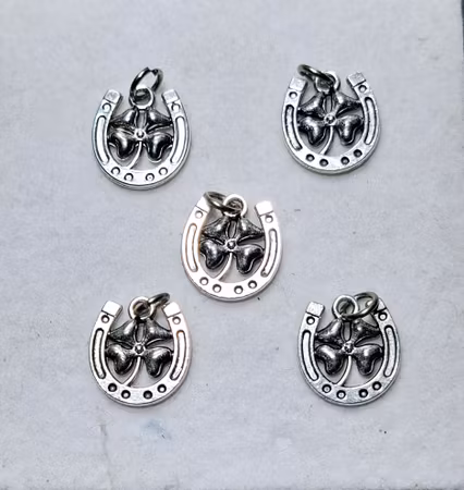 Hästsko med 4-klöver 3st