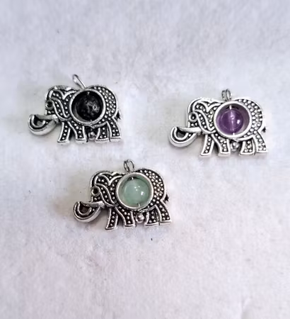 Elefant tibetstil 5st färgmix