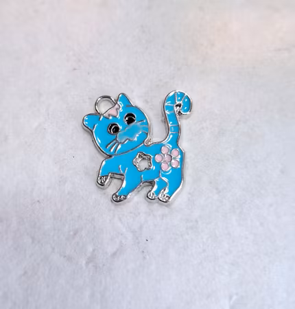 Ljusblå katt ca 35mm 1st